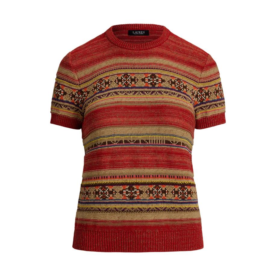 Lauren Ralph Lauren Lauren Ralph Lauren Trui donkergeel / olijfgroen / knalrood / wit -