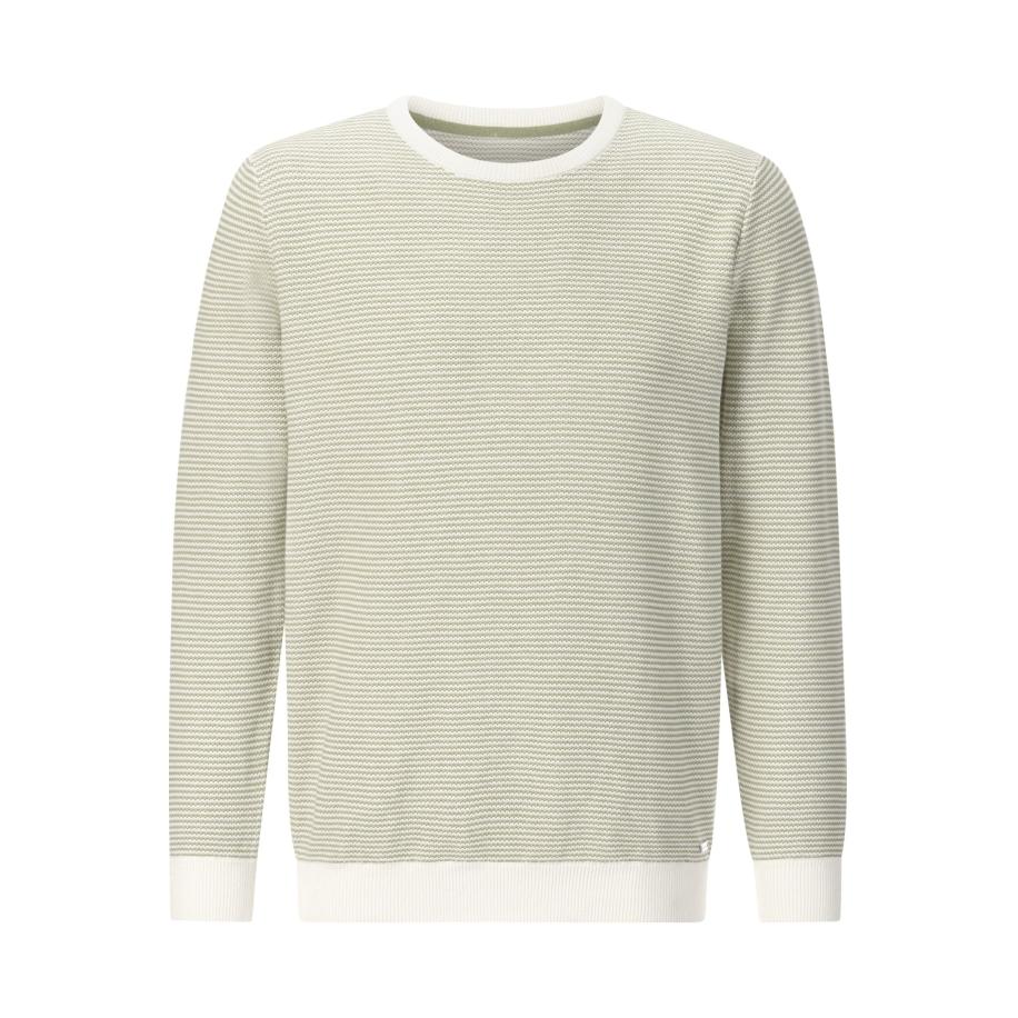 BABISTA Gebreide trui ronde halsgroen, Veelkleurig Groen