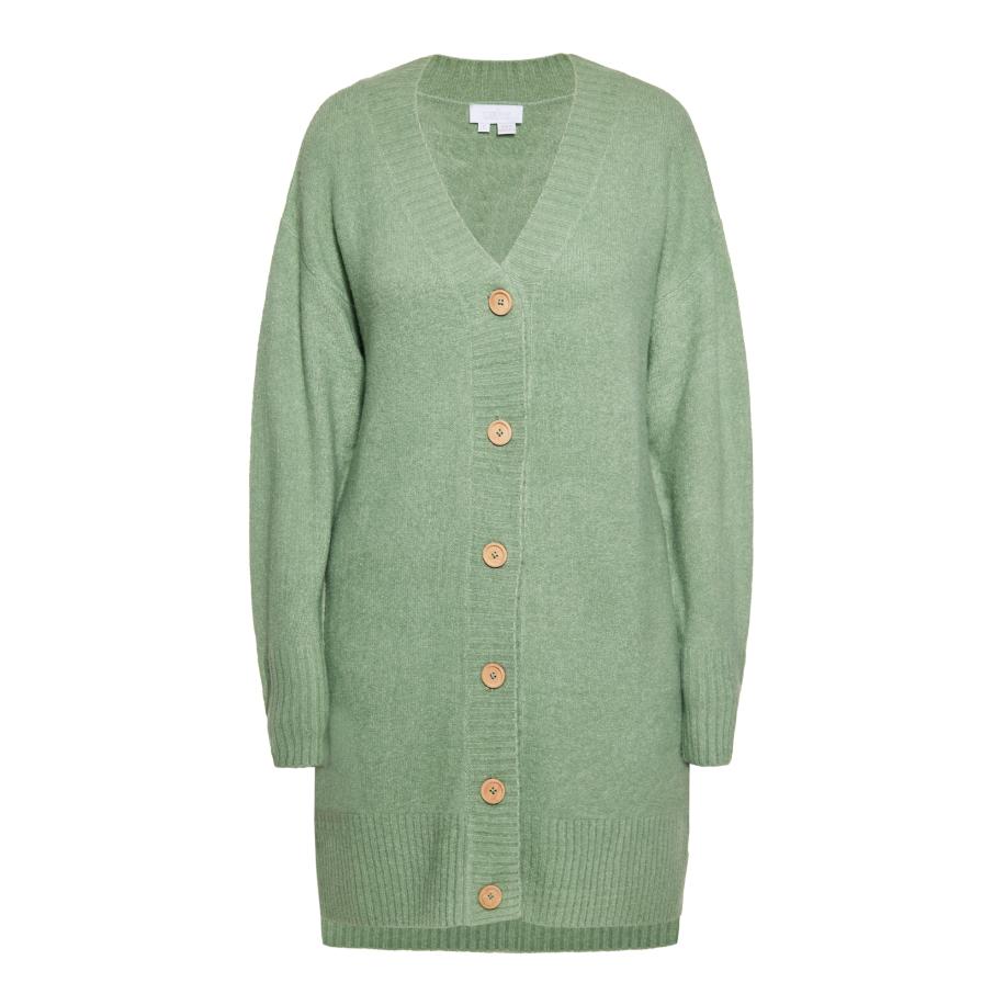 Usha usha WHITE LABEL Gebreid vest groen -