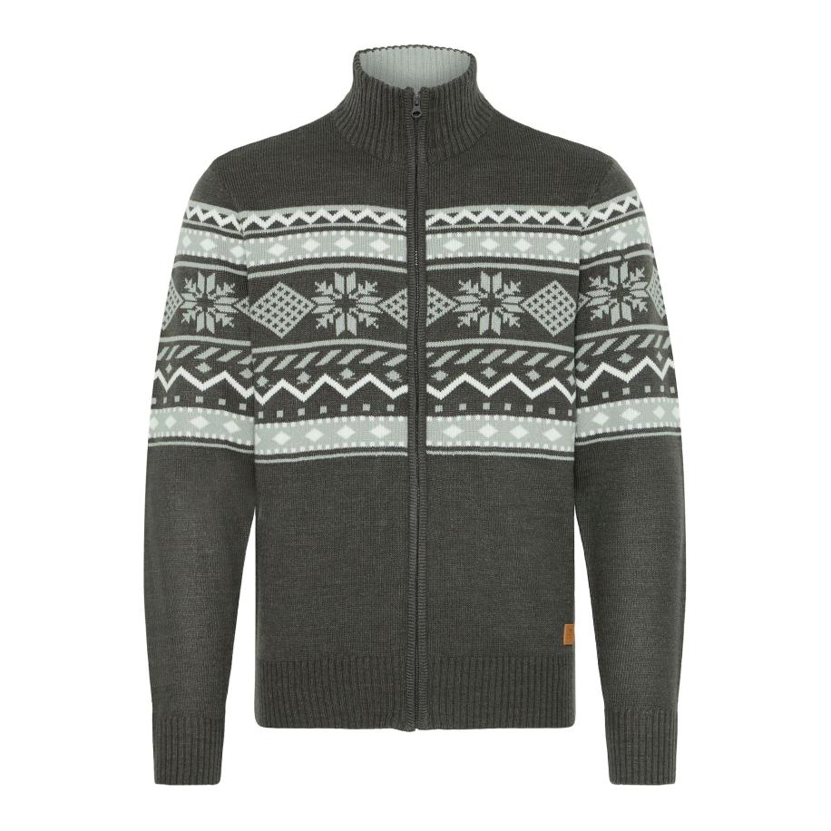 BLEND Gebreid vest BHNova grijs Grijs