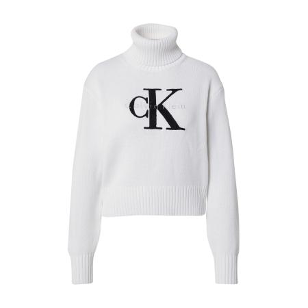 Calvin Klein Calvin Klein Jeans Trui Chenille zwart / wit