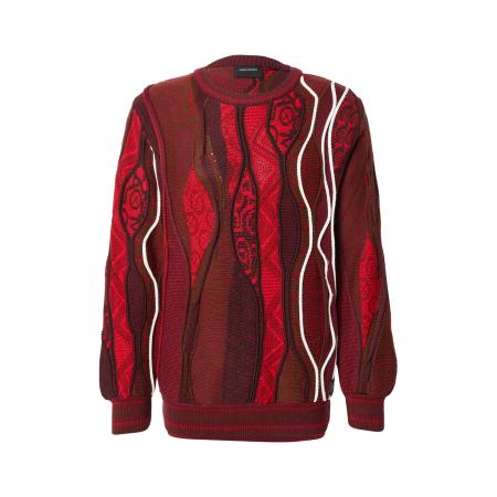 carlo colucci Carlo Colucci Trui bruin / rood / bordeaux / kersrood