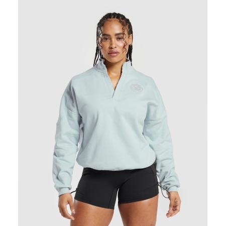 Gymshark Legacy Oversized Sweatshirt Fresh Blue
