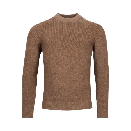 Thomas Maine Trui V-halsbruin, Effen