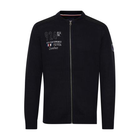 FQ1924 FQ1924 Gebreid vest Erland zwart / wit