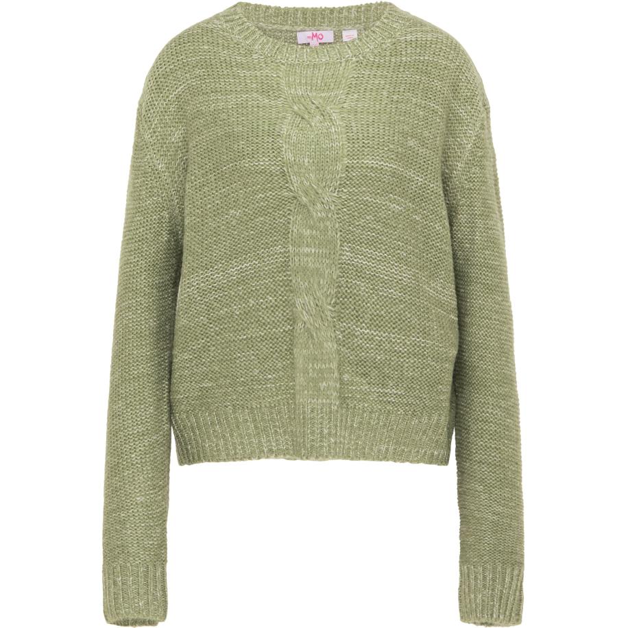 MYMO MYMO Trui beige / olijfgroen -