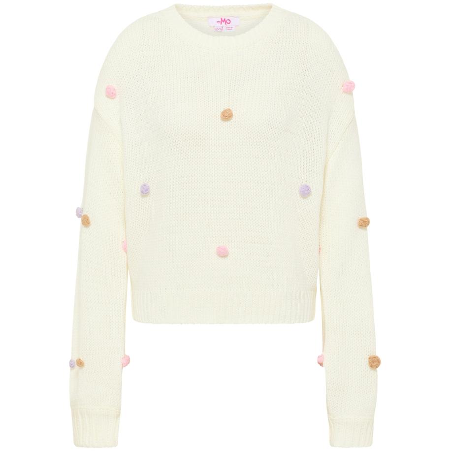 MYMO MYMO Trui lila / pink / wolwit -