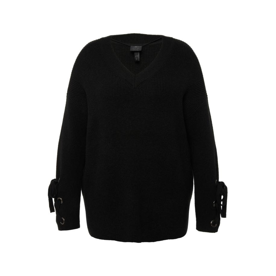 Ulla Popken Ulla Popken Oversized trui zwart -