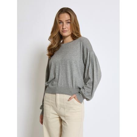 Minus minus Trui Melea grijs gemêleerd