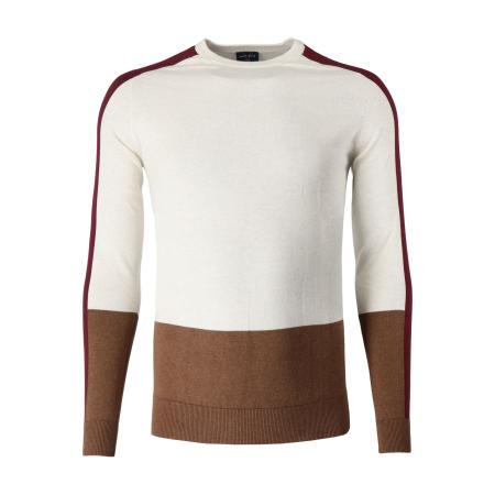 Marvelis Casual Trui ecru, Tweekleurig