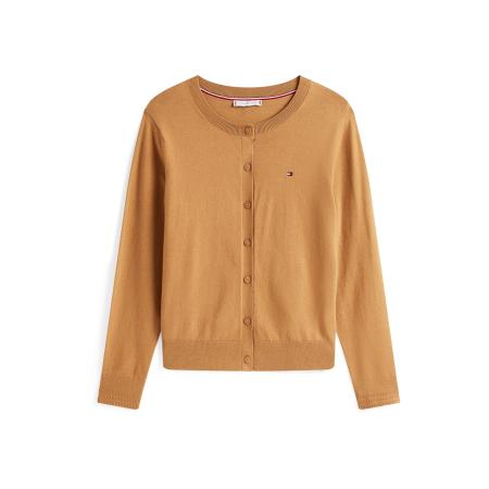 Tommy Hilfiger TOMMY HILFIGER Gebreid vest sepia