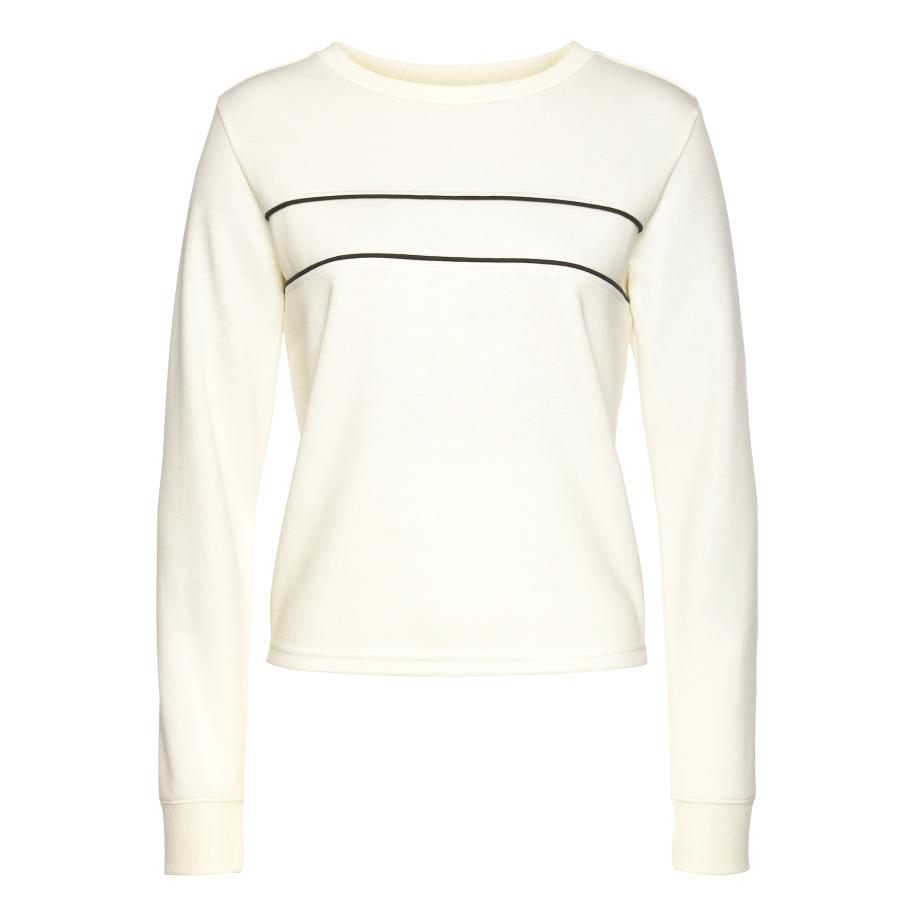 H.I.S H.I.S Sweatshirt ecru / zwart -