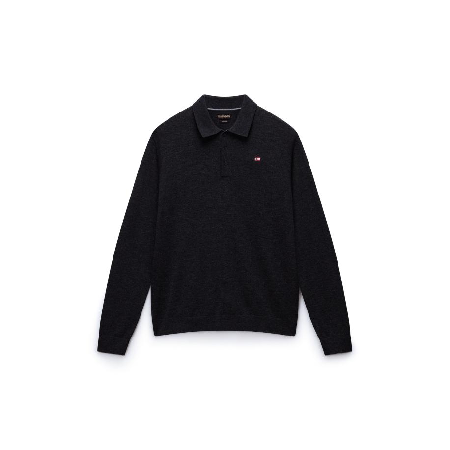 Napapijri NAPAPIJRI Trui Damavand antraciet / rood / wit -