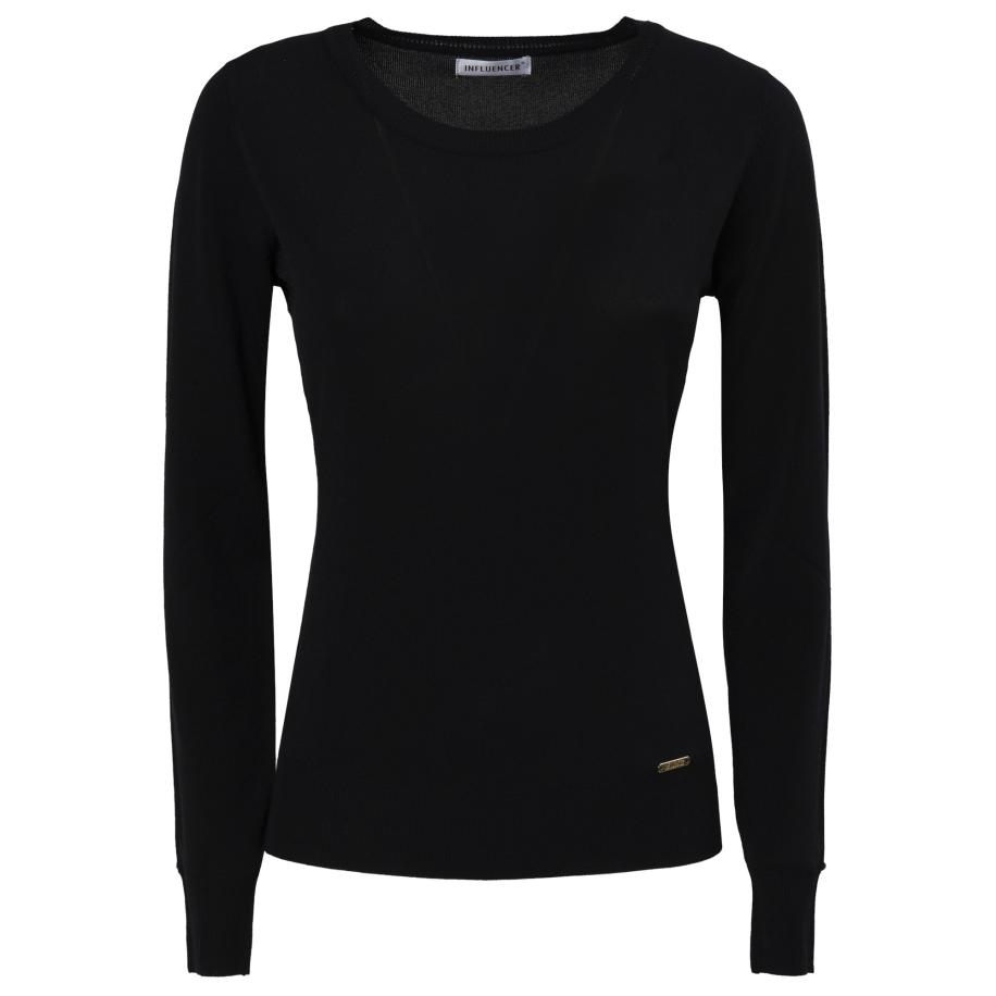 Influencer Influencer Trui zwart -