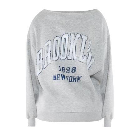 No Matter What No Matter What Sweatshirt navy / lichtgrijs / wit