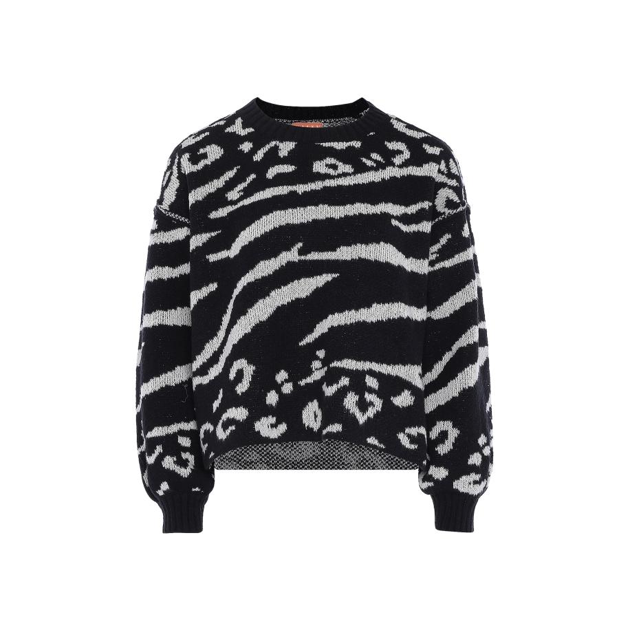 NALLY Trui grijs / zwart Zwart