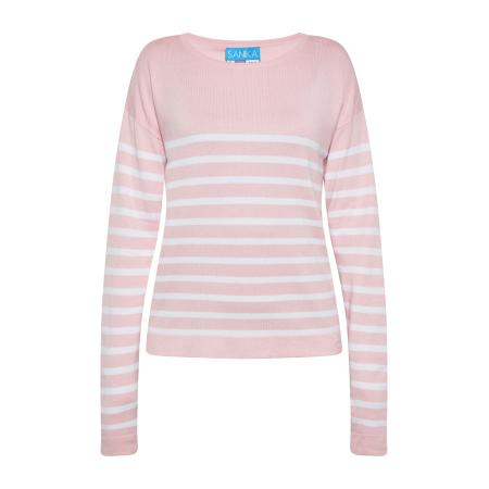 SANIKA SANIKA Trui rosa / wit