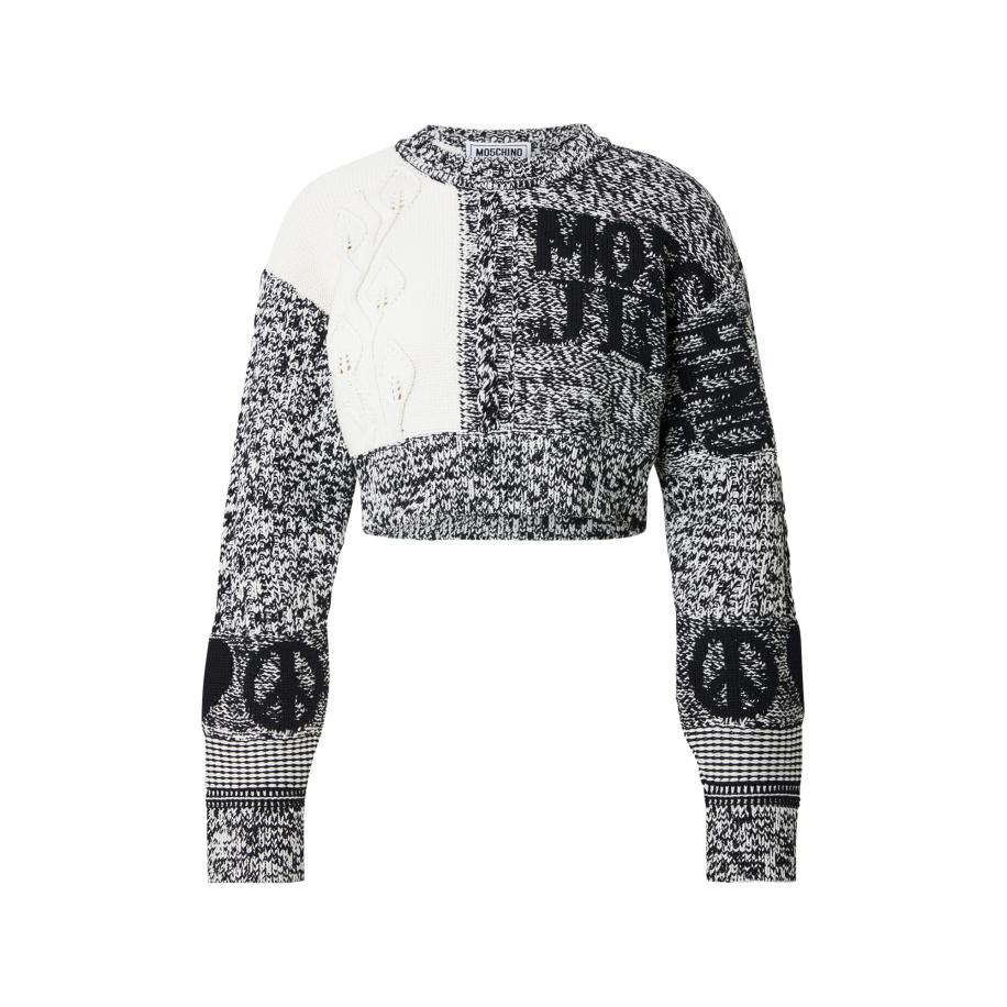 Moschino Moschino Jeans Trui zwart / wit -