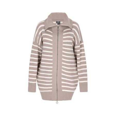 DreiMaster DreiMaster Maritim Gebreid vest sand / wit