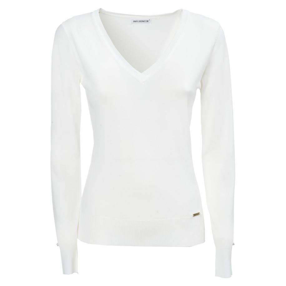 Influencer Influencer Trui wit -