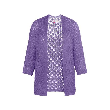 IZIA IZIA Gebreid vest lila