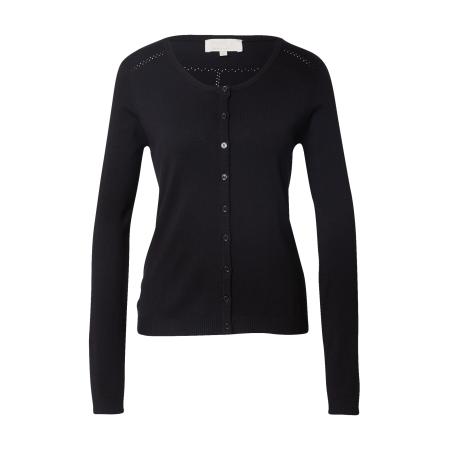 Minus minus Gebreid vest Laura zwart