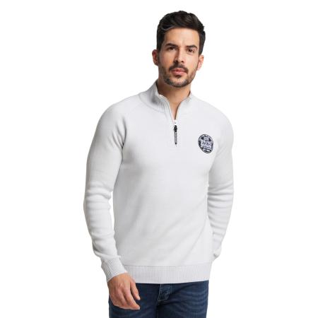 Bruno Banani Bruno Banani Trui BANKS lichtgrijs / zwart / wit