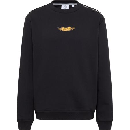carlo colucci Carlo Colucci Sweatshirt Eichner duifblauw / donkerblauw / donkergeel / zwart