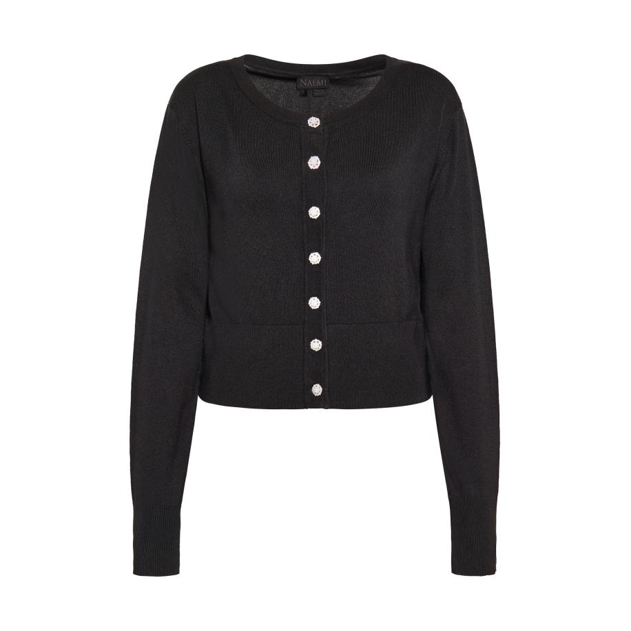 NAEMI NAEMI Gebreid vest zwart -