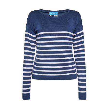 SANIKA SANIKA Trui navy / wit