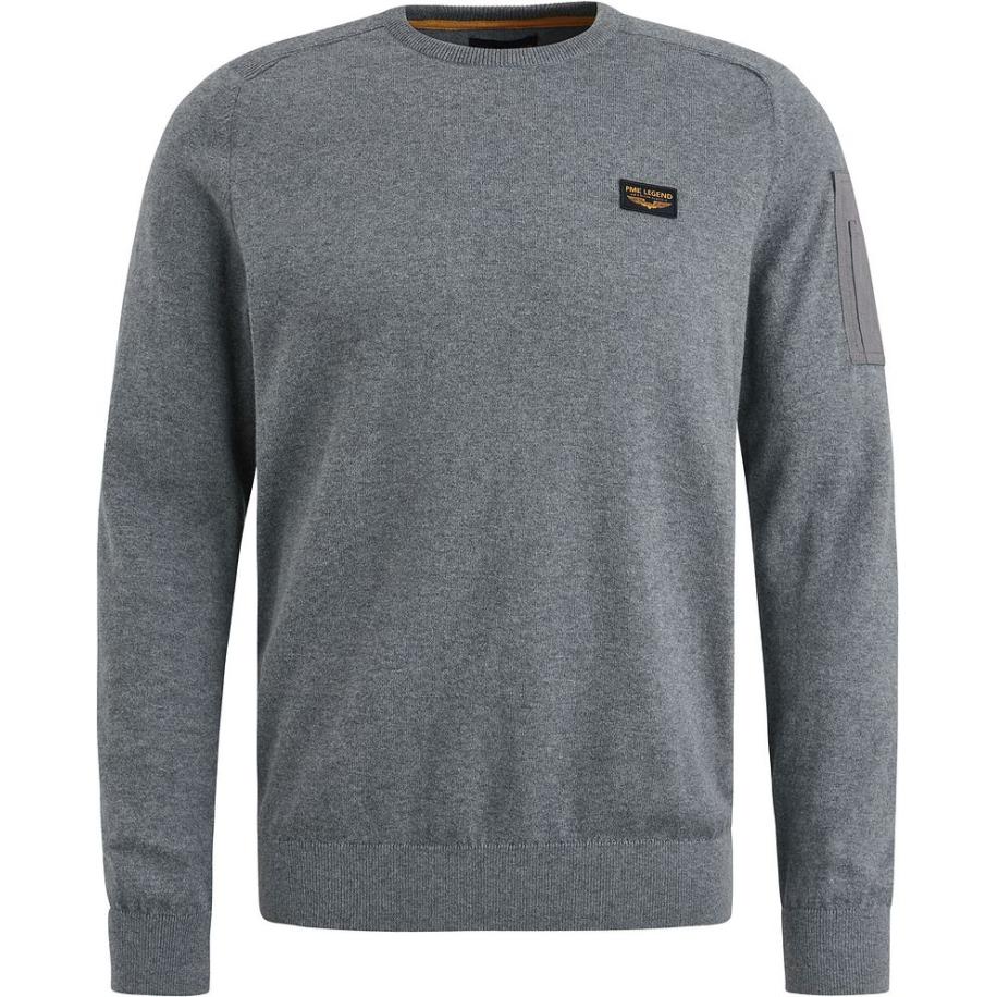 PME Legend Trui American Classic Cargo Grijs Grijs