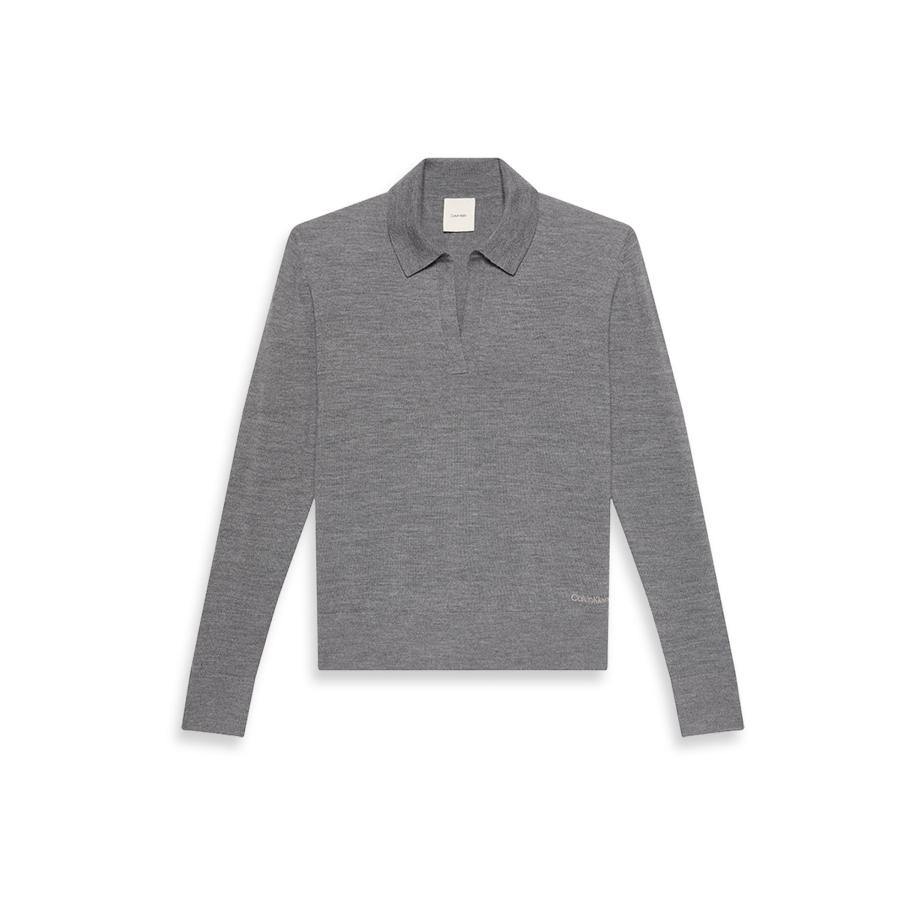 Calvin Klein Calvin Klein Trui grijs gemêleerd -