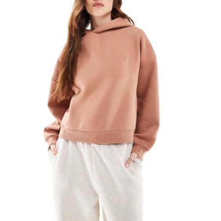 Miss Selfridge Hoodie met verlaagde schouders in gember-Bruin