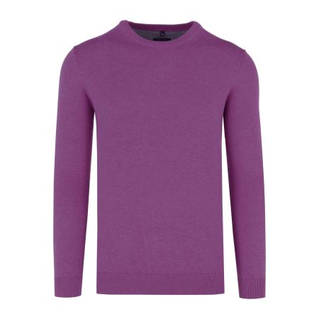 Marvelis Casual Trui ronde hals paars, Effen