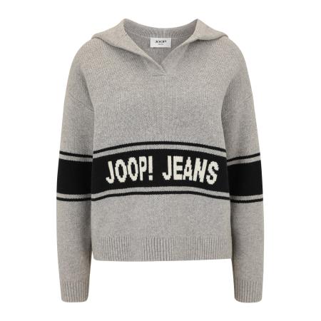 JOOP! Jeans JOOP! Jeans Trui Kilo grijs gemêleerd / zwart / wit