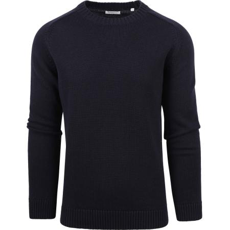 KnowledgeCotton Apparel Pullover Navy