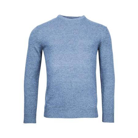 Baileys Trui ronde halslichtblauw, Effen