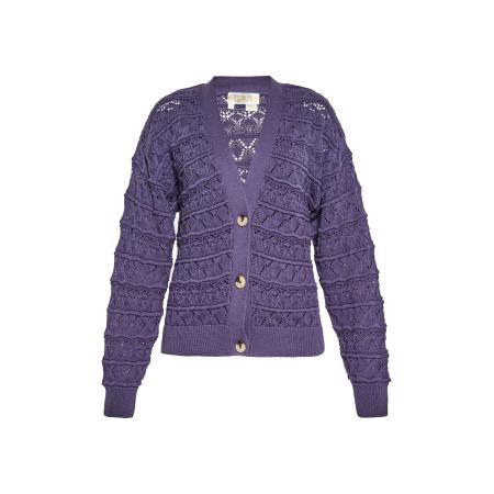 Gaya Gaya Gebreid vest lavendel