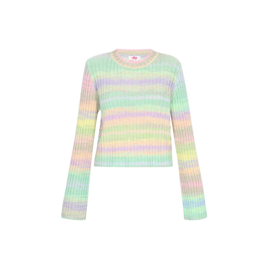MYMO Trui lichtgeel / pastelgroen / pastellila / oudroze Multicolor