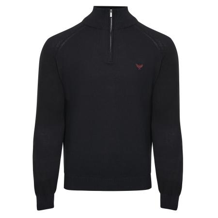 Threadbare Threadbare Trui Lawson rood / zwart