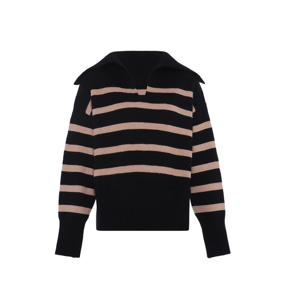 BLONDA BLONDA Trui beige / zwart -