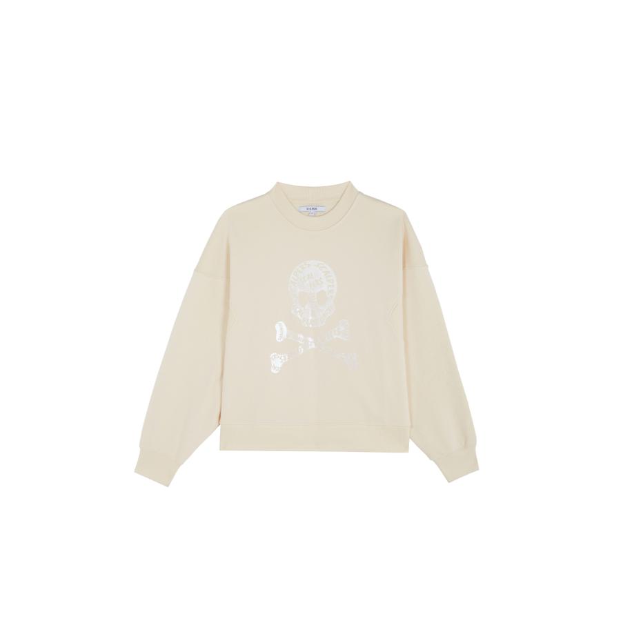 ScalperS Scalpers Sweatshirt crème / zilver -