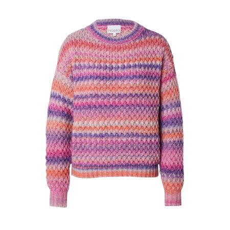 Noella Trui Gio donkerblauw / lichtgrijs / kreeft / rosa