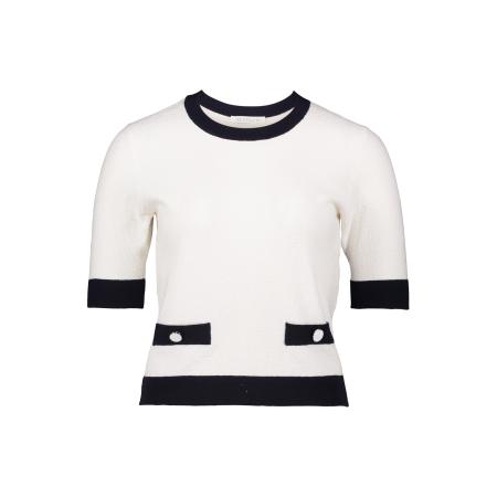 Betty & Co Betty & Co Trui zwart / wit