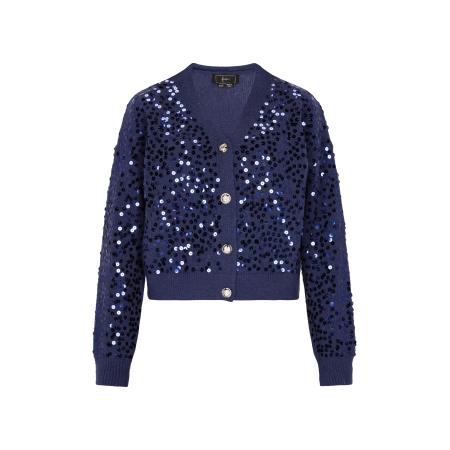 Faina faina Gebreid vest marine