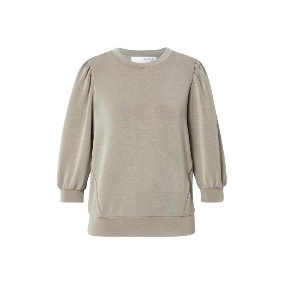 Selected SELECTED Sweatshirt SLFTenny groen -