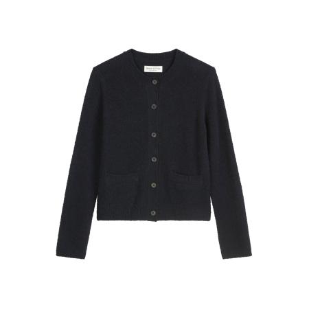 Marc O'Polo Marc OPolo Gebreid vest zwart