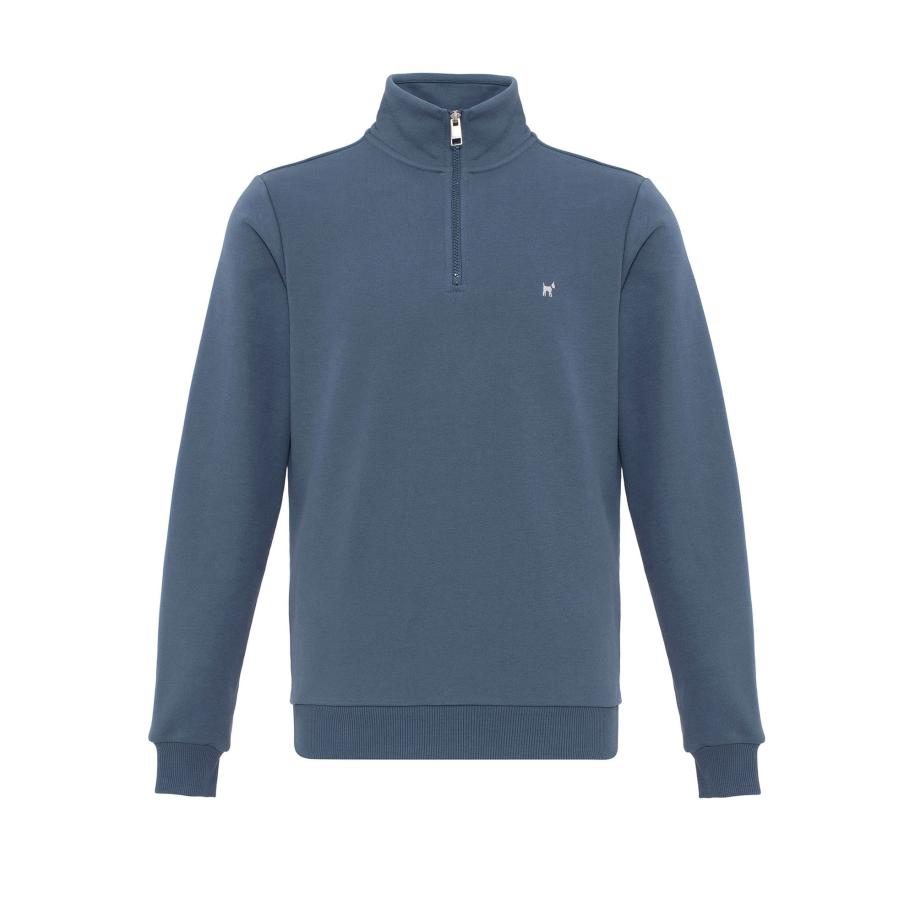 Williot Williot Sweatshirt smoky blue -