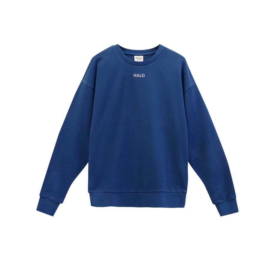 Halo HALO Sweatshirt Duty saffier / taupe / donkergrijs / wit -