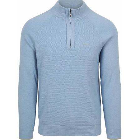 NZA Half Zip Trui Ralph Lichtblauw